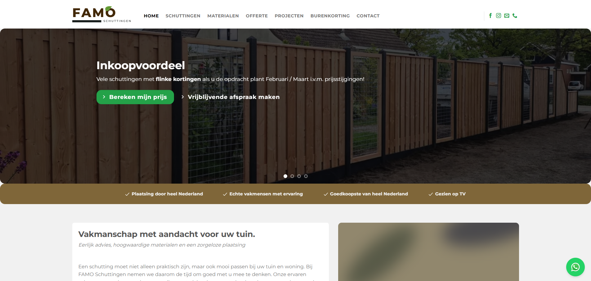 FAMO Schuttingen | Van Nul naar Marktleider Online
